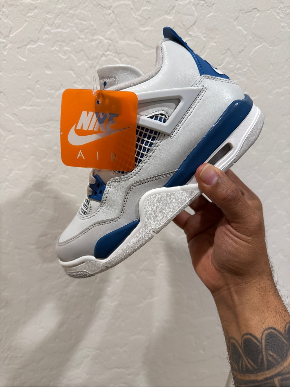 Jordan 4 Retro Military Blue (2024) (GS) HF4281-141 Size 6.5Y Womens 8 - OG All